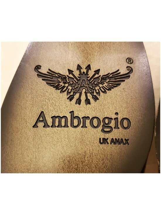 Ambrogio UK Anax Limited Men\'s Loafers/Shoes Size:EU-44/US-11 Brown Leather main image 13